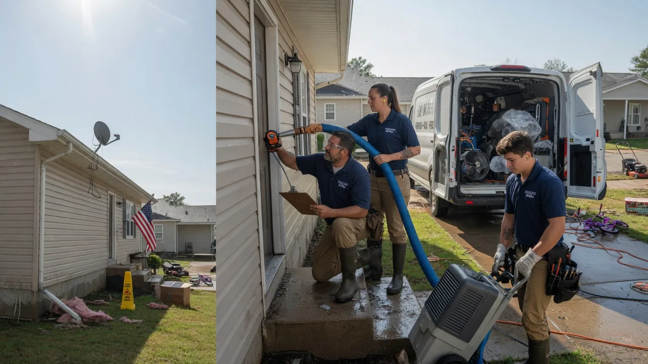 Ceiling Water Damage Restoration in Wilsonville, IL near me