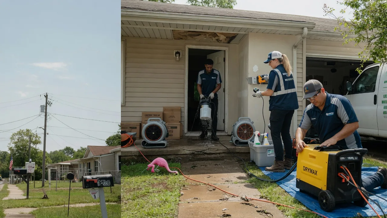 Storm Damage Water Removal in Wilsonville, IL near me